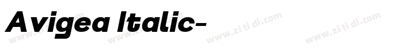 Avigea Italic字体转换 Avigea Italic字体转换